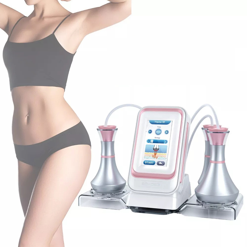 Fedreduktion 80 K Ultrasonic Portable 3 i 1 RF Vaccum Slimming Ultralyd Radio Frequency Cavitation 80K