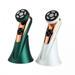 EMS Hot Cold Photon Beauty Instrument Face SkinWhiten Lift Stram ansigtsløft-skønhedsværktøj USB bærbar elektrisk ansigtsmassager, ansigtsintroduktion Rensning af hudstramning af rynkefjernelse Hot ansigtsintroduktion til skønhedsanordning